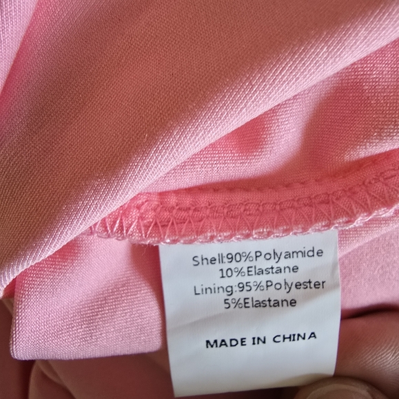 Prettygarden Elegant Bodycon Pink Ruched Bodycon Dress - Picture 12 of 13